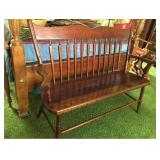 Vtg Wood Bench Vtg Wood Bench
