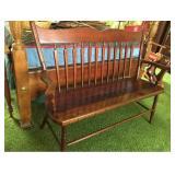 Vtg Wood Bench