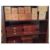 Vtg Wood Cigar Boxes