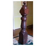 Vtg Wood Newel Post Vtg Wood Newel Post