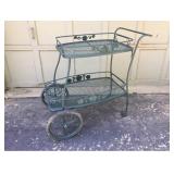 Wrought Iron Tea Cart