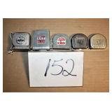 Tape Measures, 5