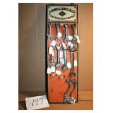 J.H. Willaims Diplay Board w/ 20 Wrenches