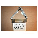 Zigzag Ruler,Lufkin x-46, Lufkin 1206, Bell System, 3