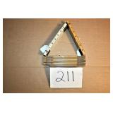 Zigzag Ruler, Stanley NO 227, Steel Craft, Lufkin, 3