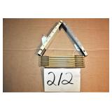 Zigzag Ruler, Lufkin No 066D, Lufkin 1206, Evans No X40F