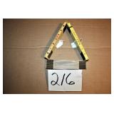 Zigzag Rulers, Lufkin X46, Lufkin Engineers No 066D, Stanly NO 106, 3