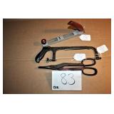 Millers Falls 1120 Planner, Tin Snips, NO 99 Hacksaw