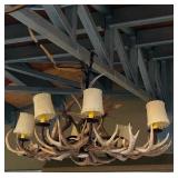 antler chandelier
