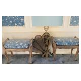 stools, foldable fireplace screen