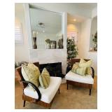 Chairs, pillows