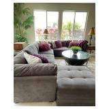 Gray sectional sofa