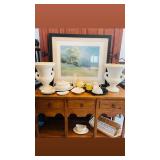 Antique pine entry table/sofa table