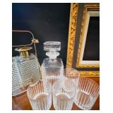 Vintage decanter & glasses