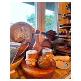 Vintage wood kitchen items