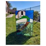 Original hanging stained glass art