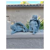 Garden angel statues