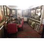FABULOUS PACKED HOUSE. MID CENTURY. ART. JEWELRY. BOAT. SILVER. BY BLAIR BURNS.