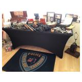 Large Collection Law Enforcement Memorabilia