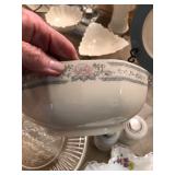 Lenox Charleston Octagon Bowl w/platinum trim