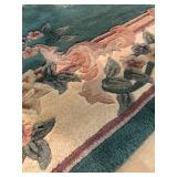 Handcrafted 100% Wool Rug "Floral Bouquet" - $35 (5