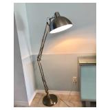Brushed Nickel Adjustable Multi-joint Floor Lamp - $120