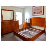 "Wing" Maple 4 Piece Queen Bedroom Set - $405 - Save $20 on the Set!