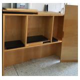 "Jesper" Solid Maple Modular Sectional Desk w/Inlay Top - Ea unit priced separately