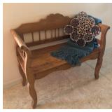 Antique Bench from "The Great British Pine Mine" -  $295 - (40W 18D  35H)