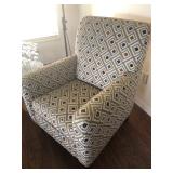 2 Flexsteel Geometric Pattern Upholstered Chairs - $250 EACH