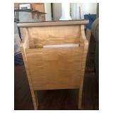 Custom-Made Tiger Maple Magazine Table - $295 - (28 x 15 x 24H)