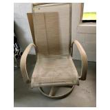 2 Sling Chairs w/Swivel Base