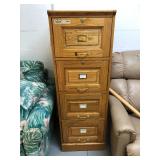 4-Drawer Wood File Cabinet - $345