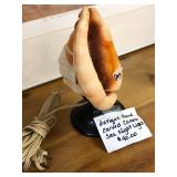 Antique Hand Carved Cameo Sea Night Light