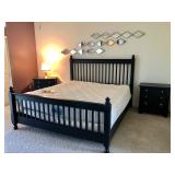 Broyhill 5-Piece Black King Bedroom Set - $940 