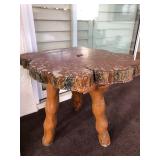 3-Legged Live-edge occasional table - $100