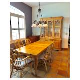 Drexel Washed Pine Lighted Dining Hutch (2 pcs) $349 (60W  18D  84H)