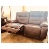 Southern Motion Double-Reclining Faux Leather Loveseat - $95 - (66W  40D  41H) 