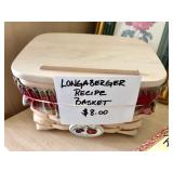 Longaberger Recipe Basket