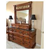 Multi-Tier Marble-top Dresser w/Valet and Mirror - $285 