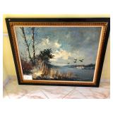 Large Original Oil on Canvas by Dutch Artist John Bevort $295