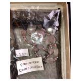 Genuine Rose Quartz Necklace 