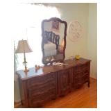 4-Piece Mid-Century Fruitwood Bedroom Set - $200 (Save $20!)