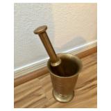 Brass Mortar & Pestle