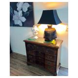 American Drew Chippendale-style (kneehole) Chest of Drawers - $375  - (37W  17D  32H)