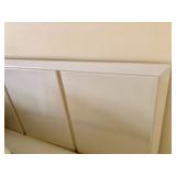 White Lacquer Headboard -  $125 - (80W  44H)