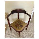 Antique Corner Chair - $125