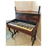 Antique Petite Rosewood Melodeon (Needs Restoration) - $125