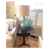 PAIR Vintage Drop-leaf Side Tables w/casters