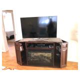 Media Console with Fireplace